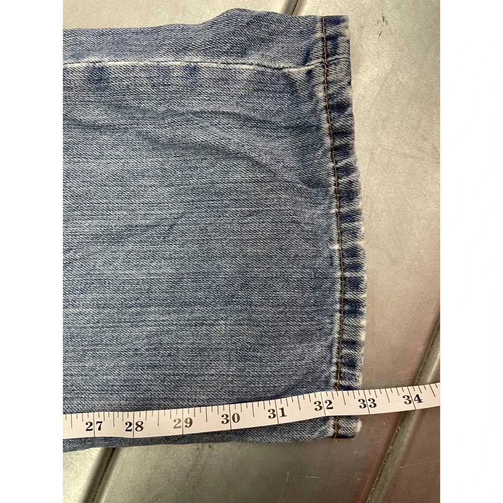 Levis 569 Loose Straight Jeans Mens 36x33 Blue‎ Medium Wash Denim